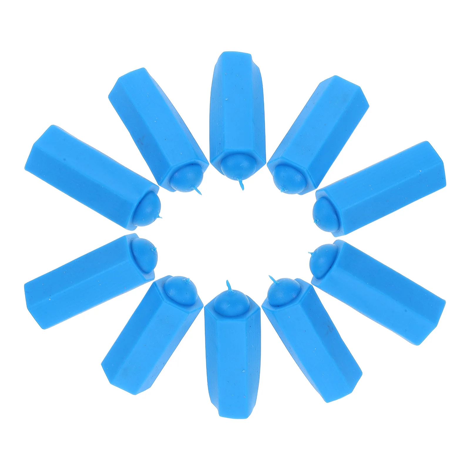 

10Pcs Pool Cue Tip Protector Soft Rubber Non-Slip Pool Cue Protective Cap Portable Cover Billiards Accessories