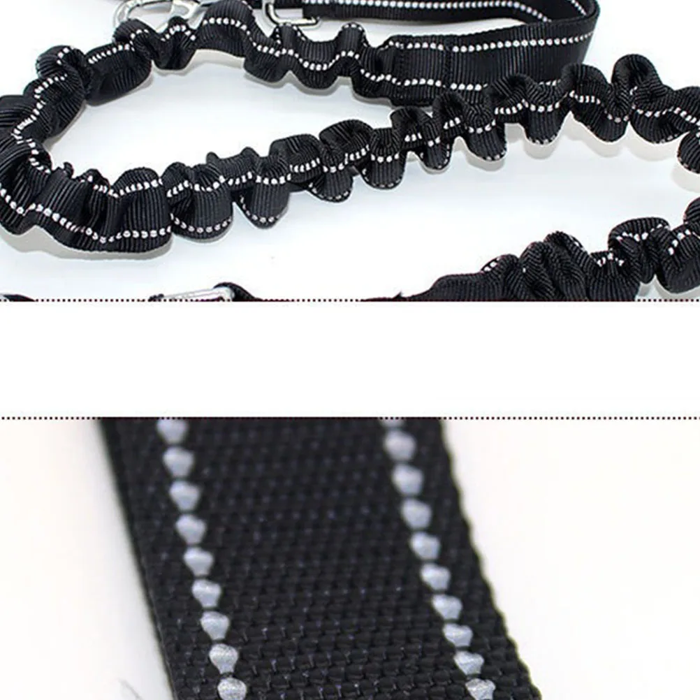 

1Pcs Double Head Dog Leash Breathable Sturdy Nylon Pet Traction Strap for Outdoor Walking Both Dogs One-Hand Control Traction