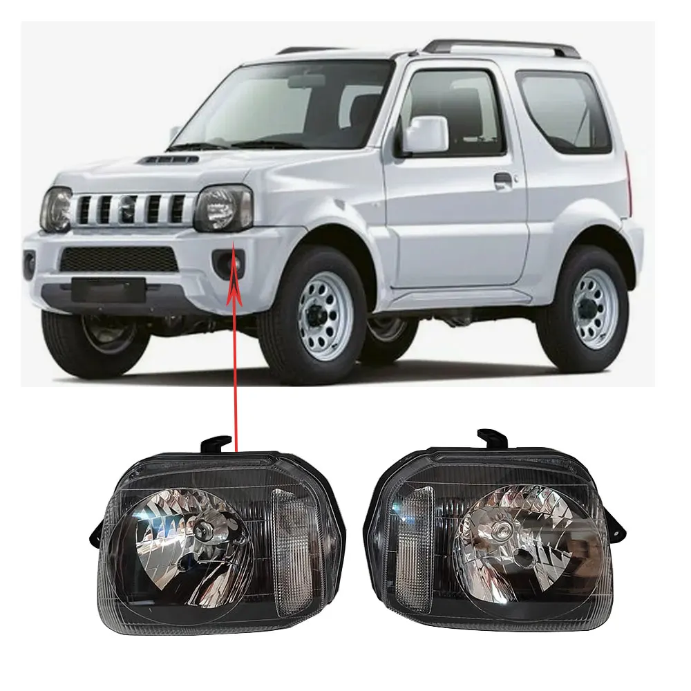 スズキジムニー用ヘッドライト,jb23,jb43,jb43w,1998〜2013用ヘッド