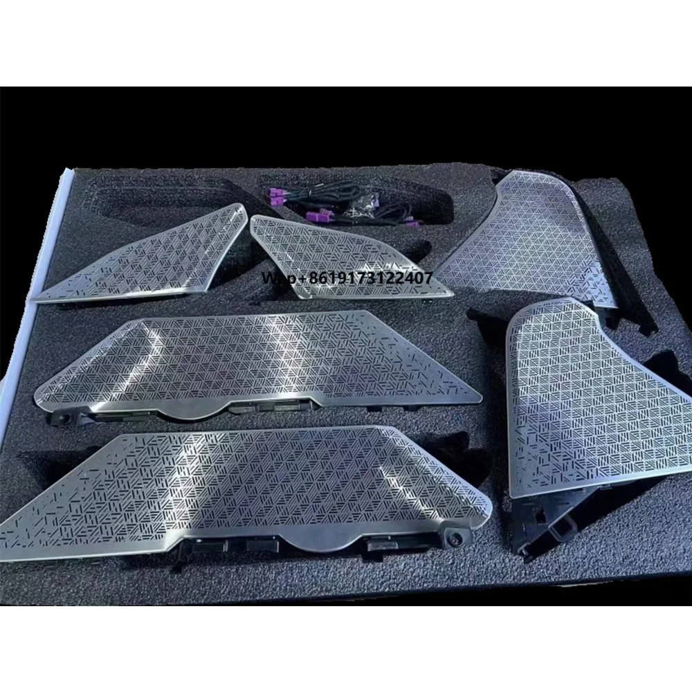 

7 Series Luxury Car Door Speaker Horn Cover Trim Metal Interior Accessories Car Horn Cover