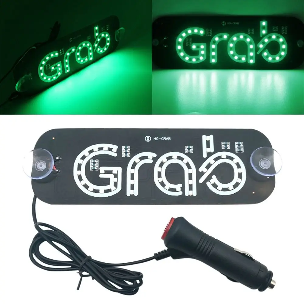 Сигнальный маяк, светодиодная панель такси, 39SMD 2835, автомобильная сигнальная лампа, зеленый свет USB с переключателем, индикатор кабины, автомобильный аксессуар