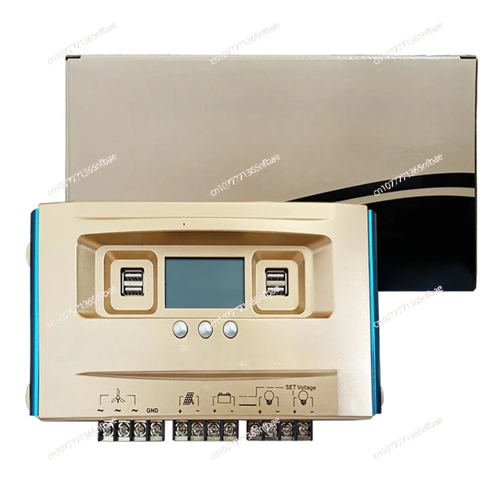 Solar Controller Wind-solar Hybrid 24/36/48/60V Battery Step-up and  Photovoltaic Off-grid Controller