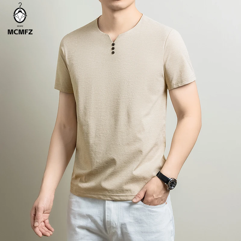 Męska koszulka Henley, wygodna – Summer Clothing Trend recenzja i cena