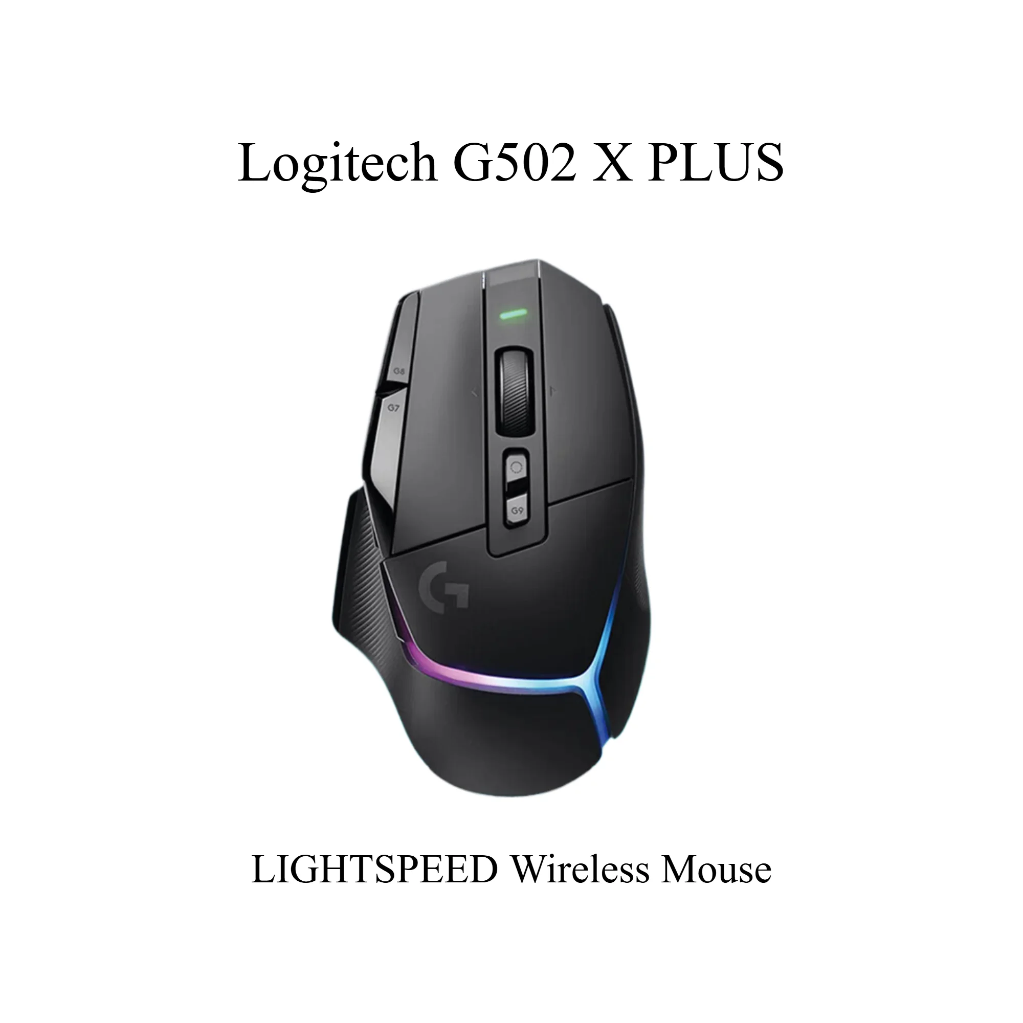 Logitech G502 X PLUS LIGHTSPEED Wireless RGB Gaming Mouse, brand-new optical-mechanical hybrid microswitch, lightweight design