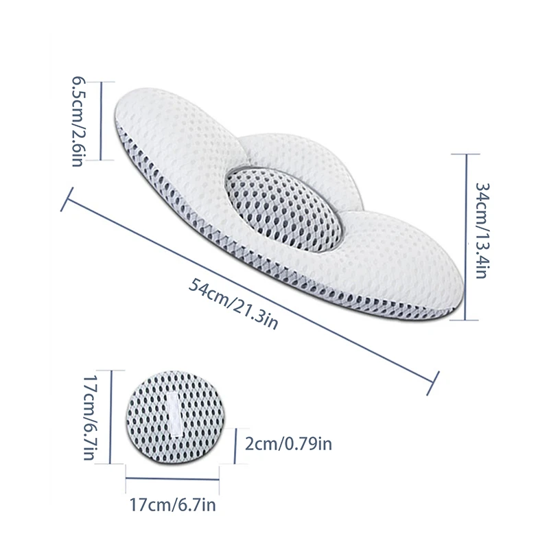 

Функциональная поясничная подушка, 3D удлиненный поясничный корпус гречневой корпуса, улучшение сна позвоночника, принадлежности для спальни