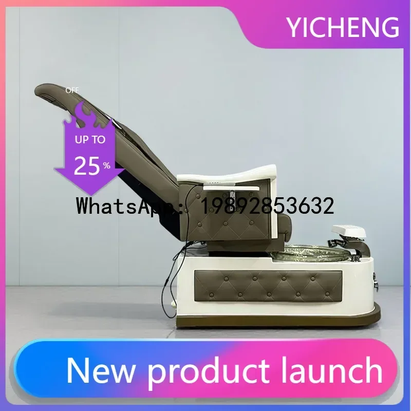 

High-End Spa Salon Electric Massage Foot Bath Chair Beauty Salon Eyelash Nail Sofa Spa Pedicure Chair