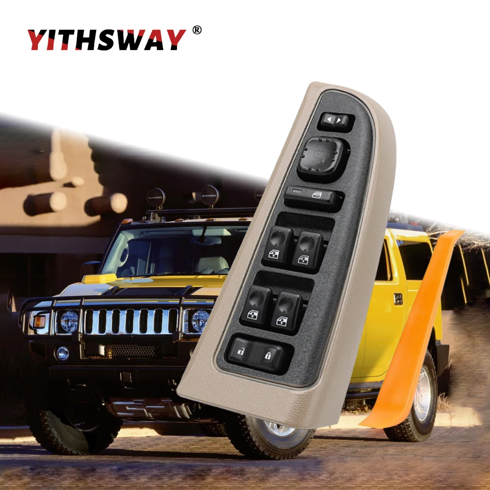 

Beige Power Window Switch with Folding Mirrors Door Handle Control Button Panel for Hummer H2 2003 2004 2005 2006 2007 15883429
