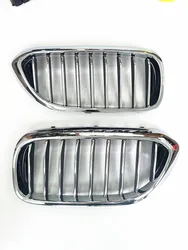 51137383519 51137383520 Middle Net Radiator Grille Plated Iron For BMW L/R Front G30 520d 525d 530d
