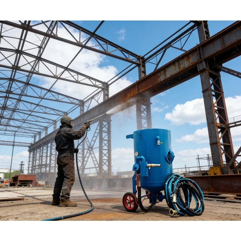 China Factory Wholesale: Hot Sale Portable High-Pressure Sand Blasting Machine