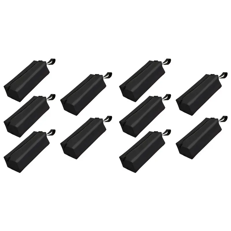 Professional 10Pack Small Tool Bag Multi-Purpose Tool Pouch Bags Flat Bottom Zipper Bag Waterproof Oxford Canvas Tool Bag