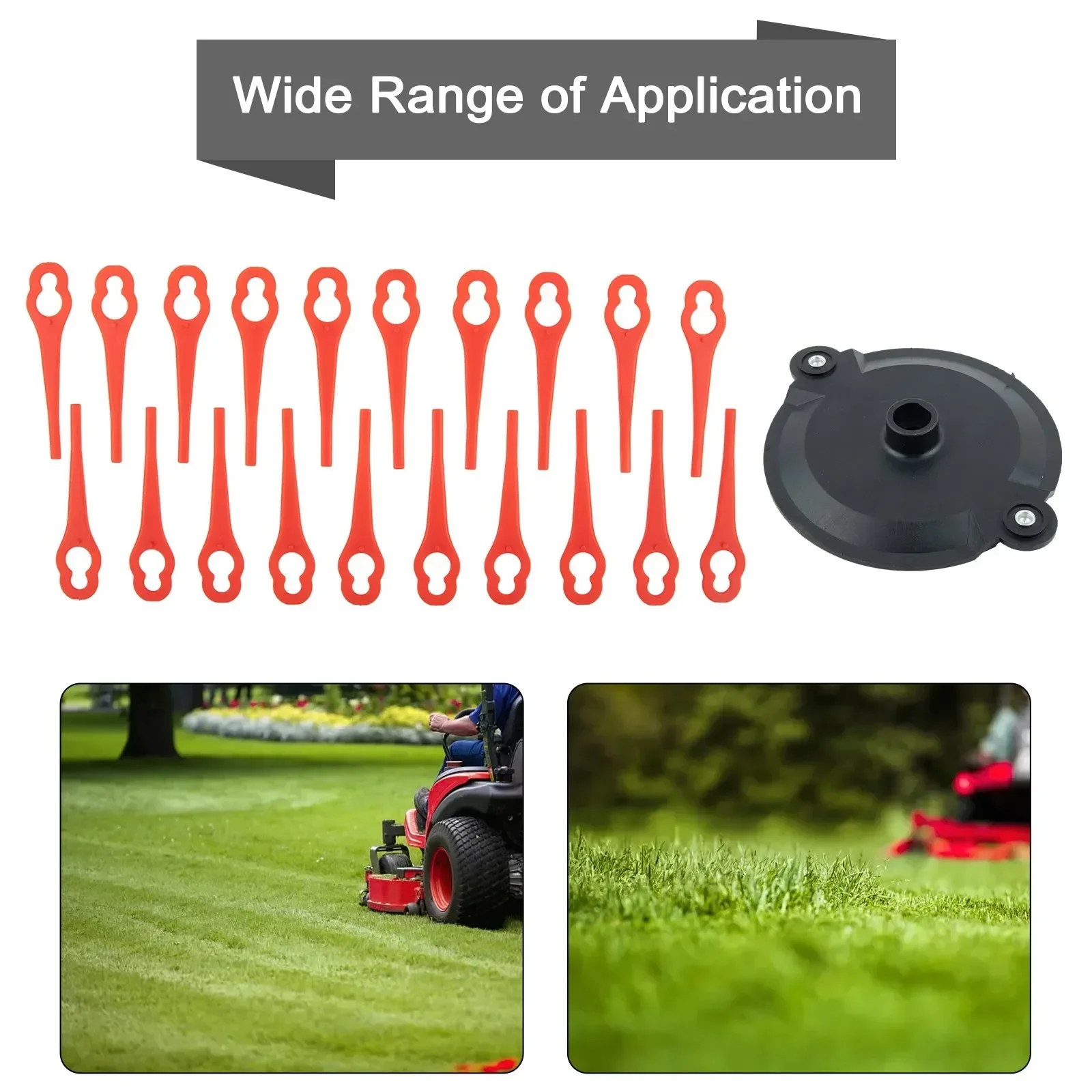 

High Quality New Cutter Head Lawn Trimmer Cutting Disc Plastic Replacement Accessories 12 * 10cm Fits PRTA 20Li A1-311046-