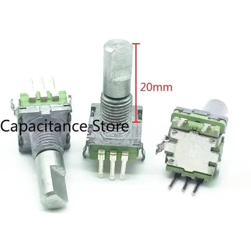 

5PCS EC11 encoder 20points, 20pulse with switch axis length of 20mm