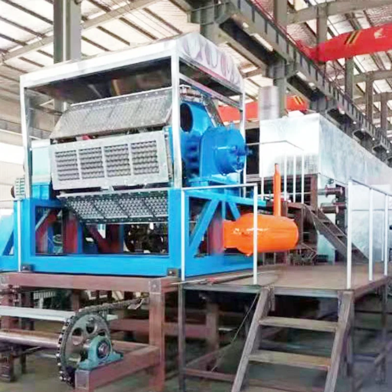 Heavy Duty Egg Tray Making Machine High Speed Pulp Molding System Packaging Production Line Egg tray forming machine Customized