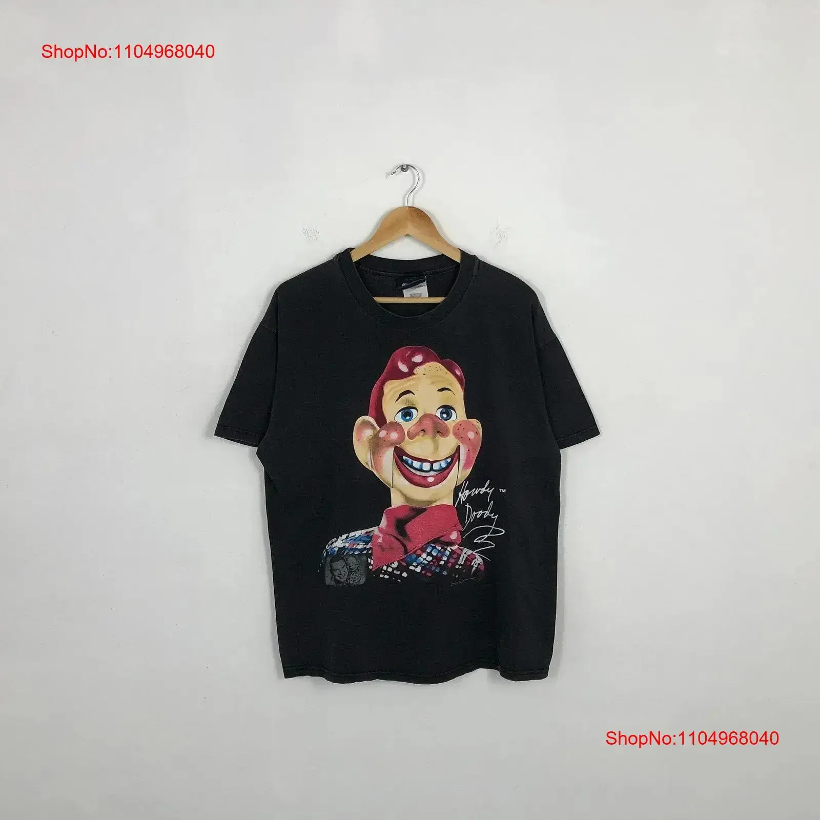 

Винтажная футболка 90-х годов Howdy Doody из американского сериала, редкий дизайн Тедмана, винтажный стираный топ для повседневной носки, стильный унисекс