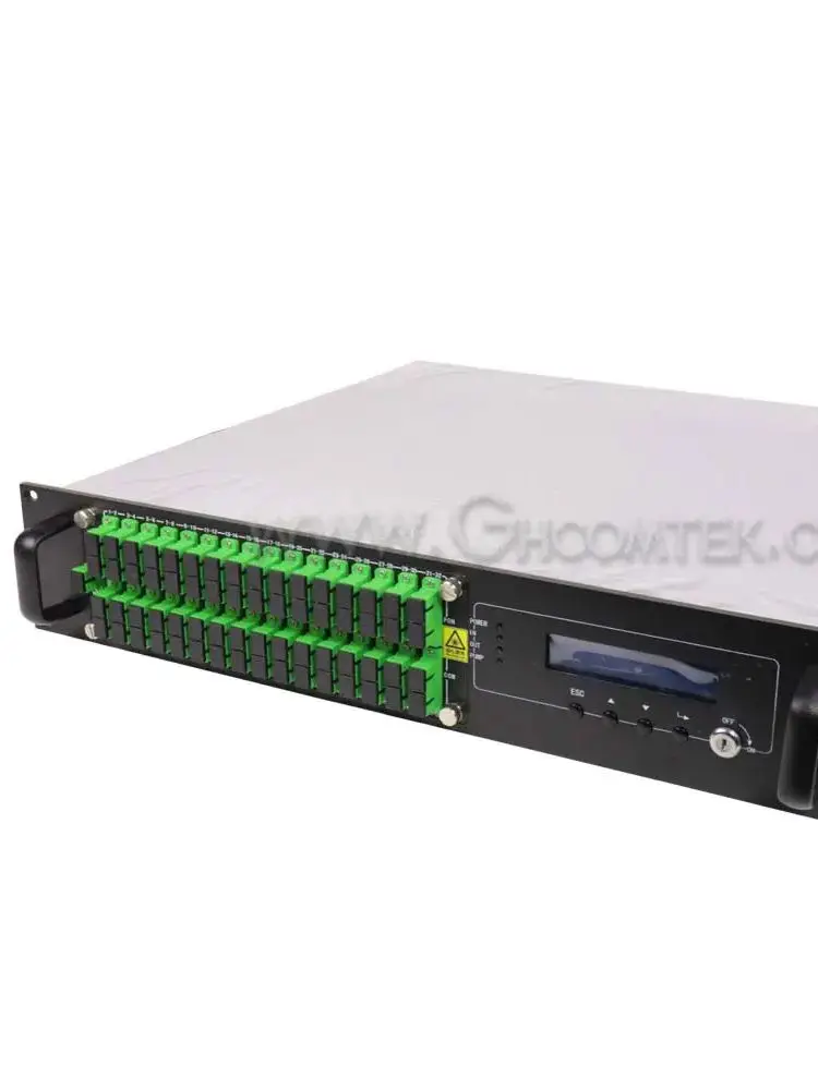 FTTH CATV  32 port 20dBm WDM 1550nm Fiber Optical Amplifier High Power SC Port