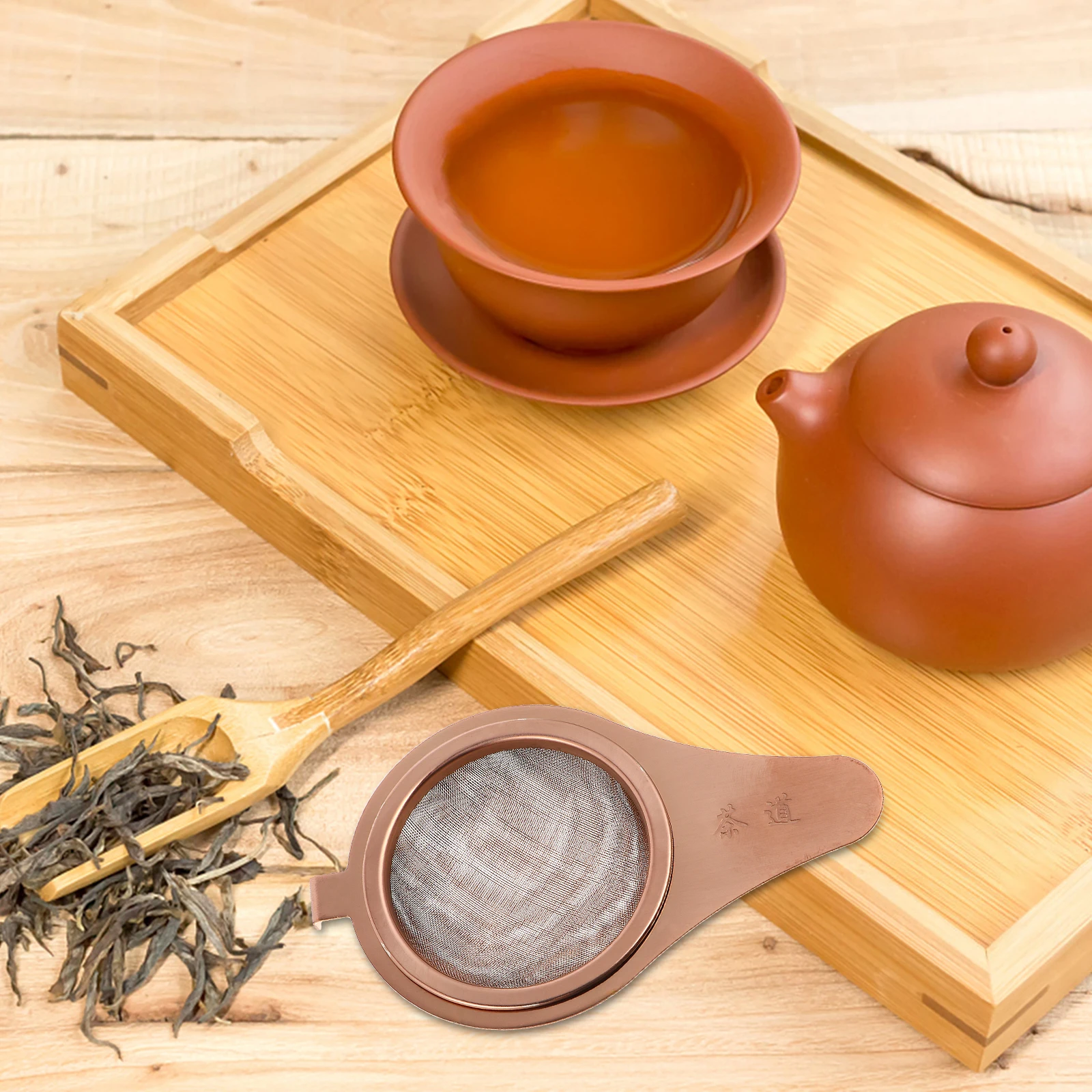 

Tea Filter Filters Stainless Steel Mesh Strainers Metal Sieve Loose Leaf Sifter Chinese Infuser