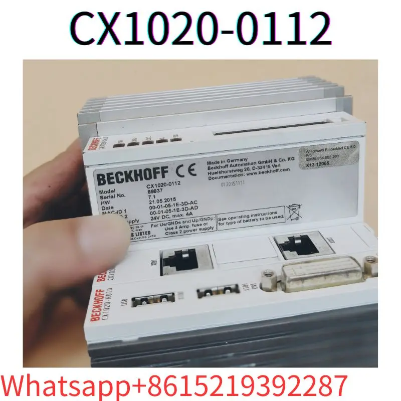 second-hand CX1020-0112 PLC with power module communication module original tested ok