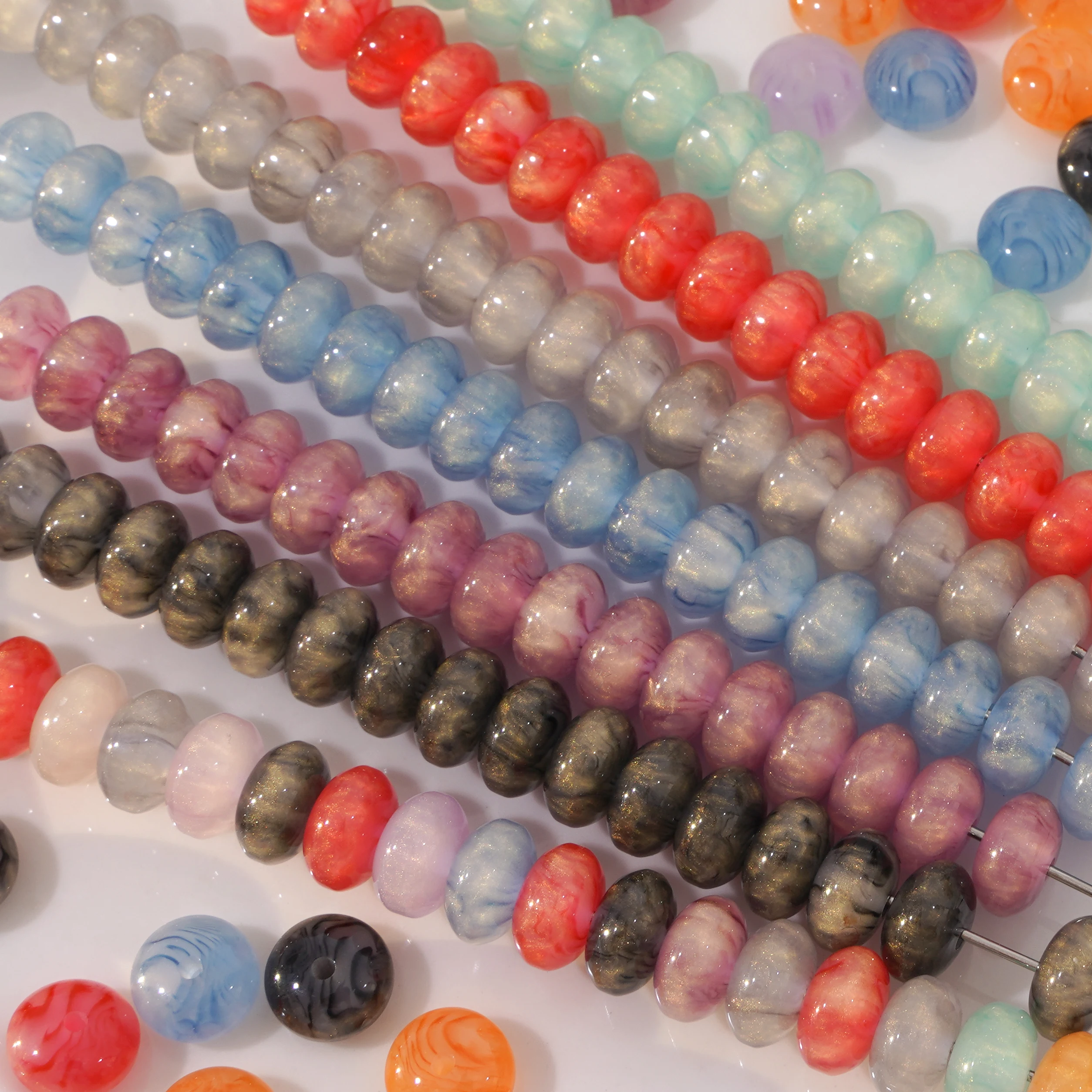 10/30Pcs 10×6mm Swirl Marble P - đánh giá và giá Vintage Collectible Marbles