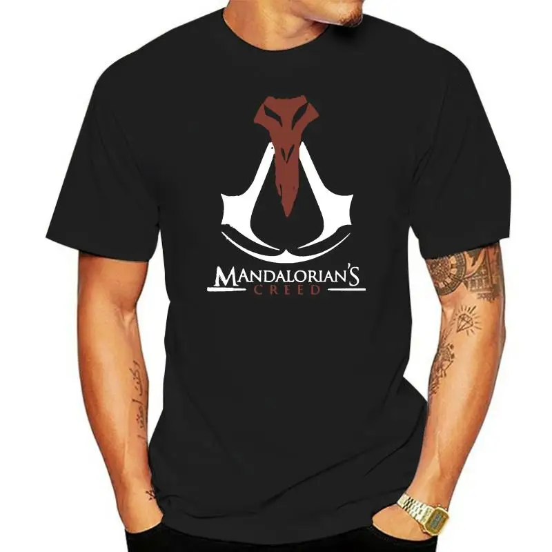 Men tshirt  Mandalorian Creed (black) Unisex T Shirt Printed T-Shirt tees top