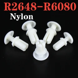 White Nylon Push Type Rivet, Plastic Rivet, PC Board, White Nylon R-type Rivet, Plastic Rivet Clip Rivet, R2648-R6080