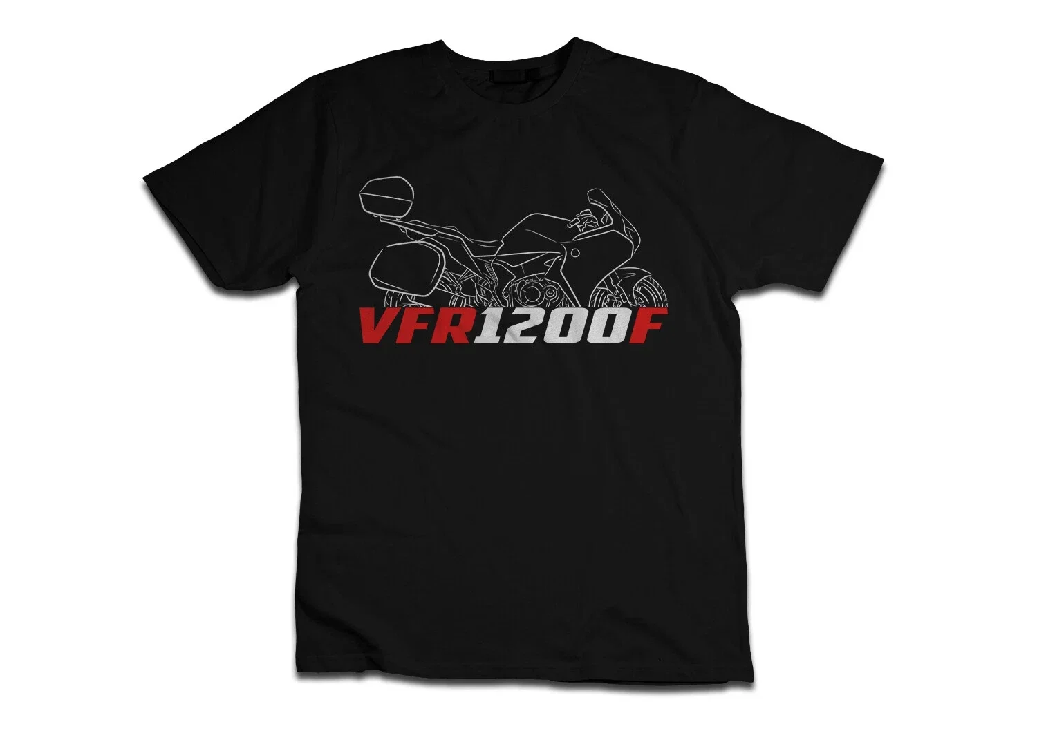 

VFR1200F 2010-2017 Motorcycle T shirt Graphic Casual Summer Short Sleeves 100% Cotton Cool Tee