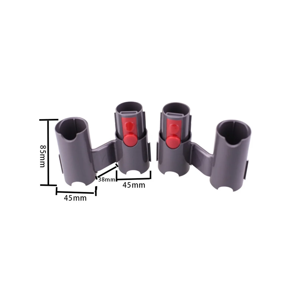 Braket Penyimpanan untuk V11//V15/SV15/SV16/SV22 Rak Ekstensi Penyimpanan Ujung Kepala Sikat Penyedot Debu + Dudukan Pengisi Daya-HIM