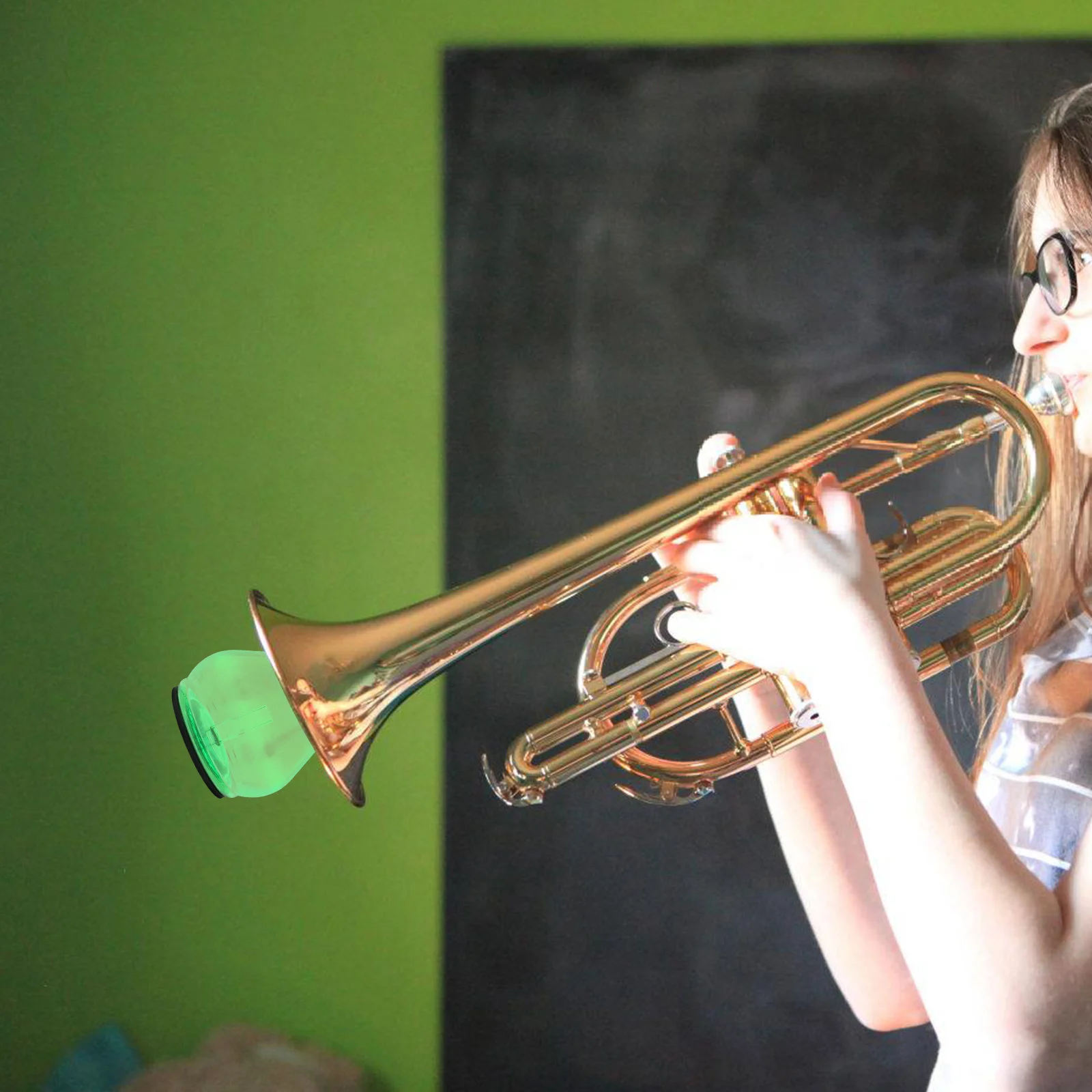 

Trumpet Plastic: Lightweight Cup Mute For Noise Reduction Practice Small Straight Trumpet Mute Portable Training Accessory