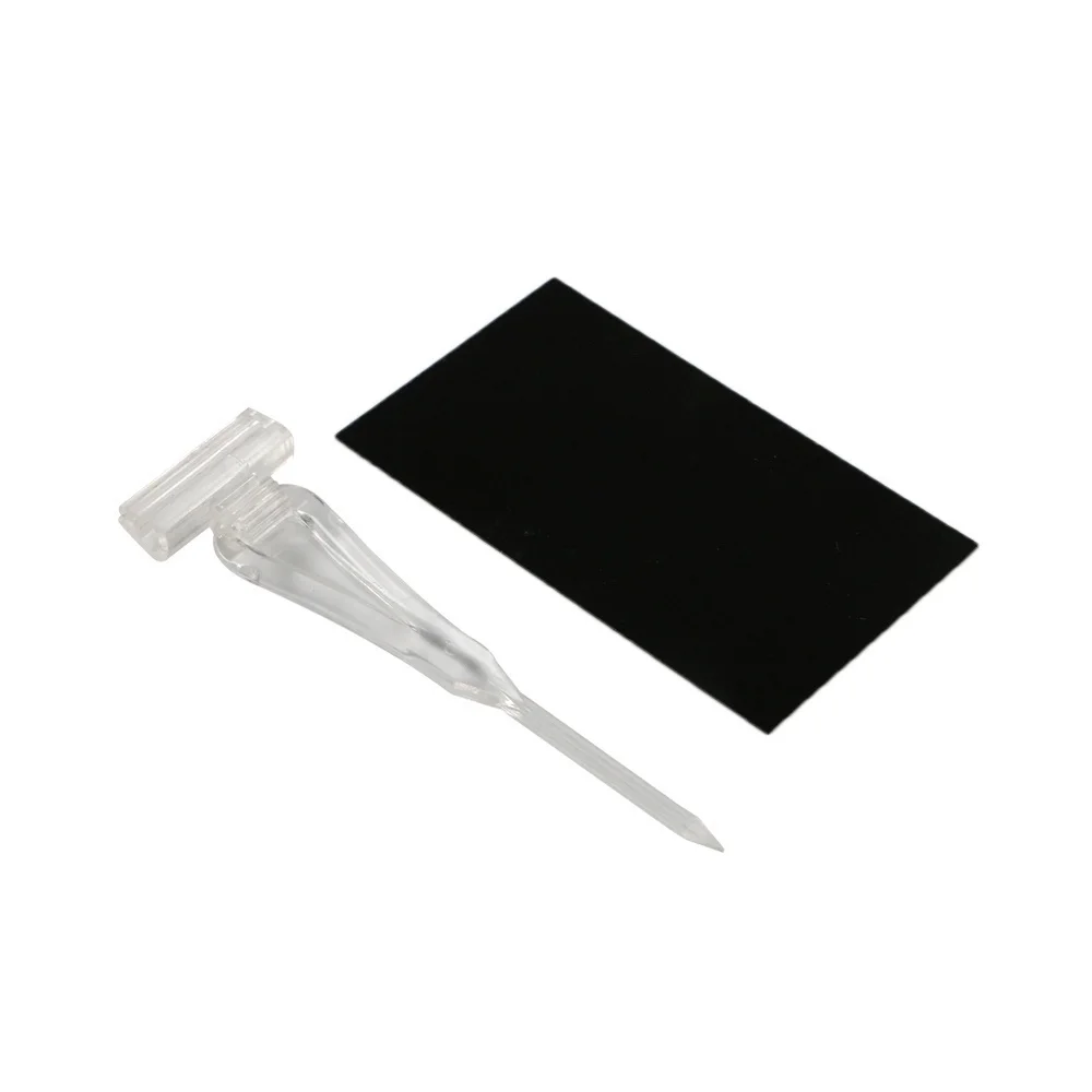 Rotating Swivel Sign Plug In Price Tag Holder Spike With Spike Clear For Ice
