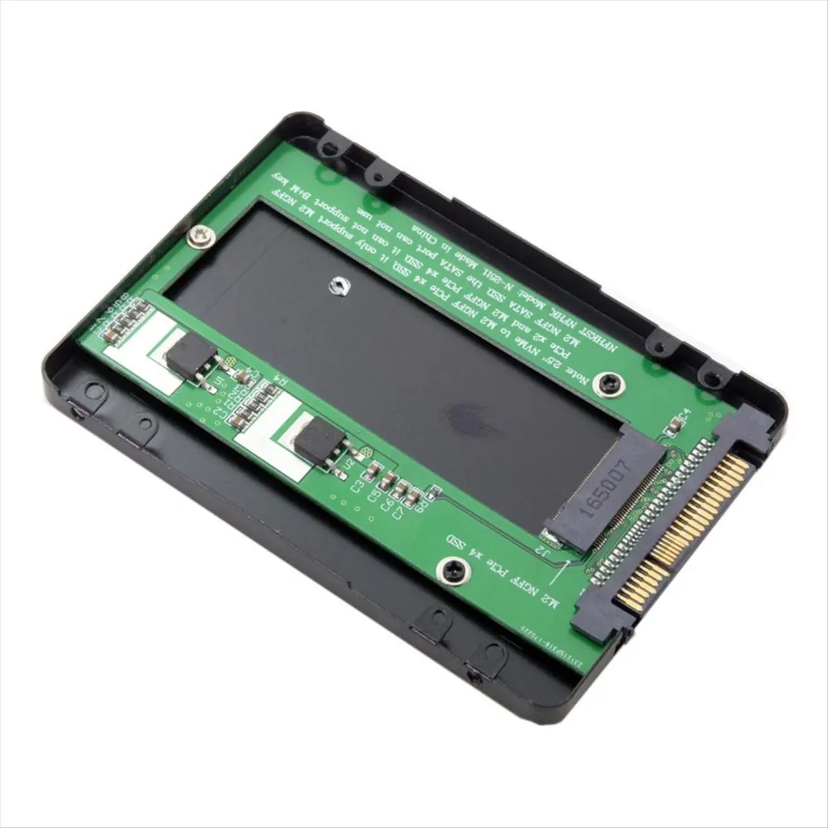 ABGZ SFF-8639 NVME U.2 to NGFF M.2 M-Key PCIe SSD Case Enclosure for Mainboard Replace SSD 750 P3600 P3700
