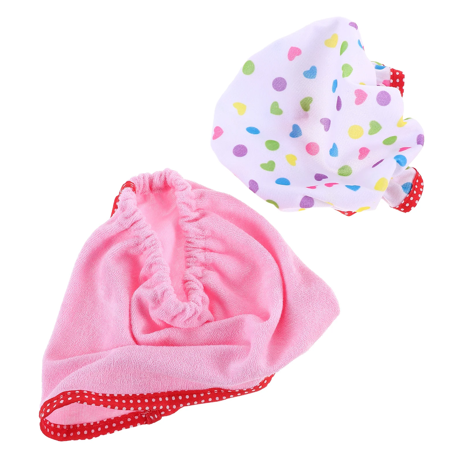 

2pcs 18 Inch Clothes Set: Bathrobe Hat Outfit For Baby Spa Playtime Christmas Costume Accessories Tiny Sleeping Wear Dollhouse