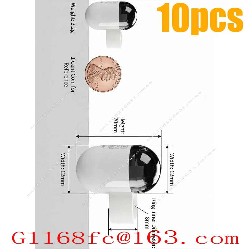 Mini Real-Time GPS  Locator Waterproof Pigeon Ring 4G Network GSM Android IOS Trajectory Locator Made Durable Plastic LBS