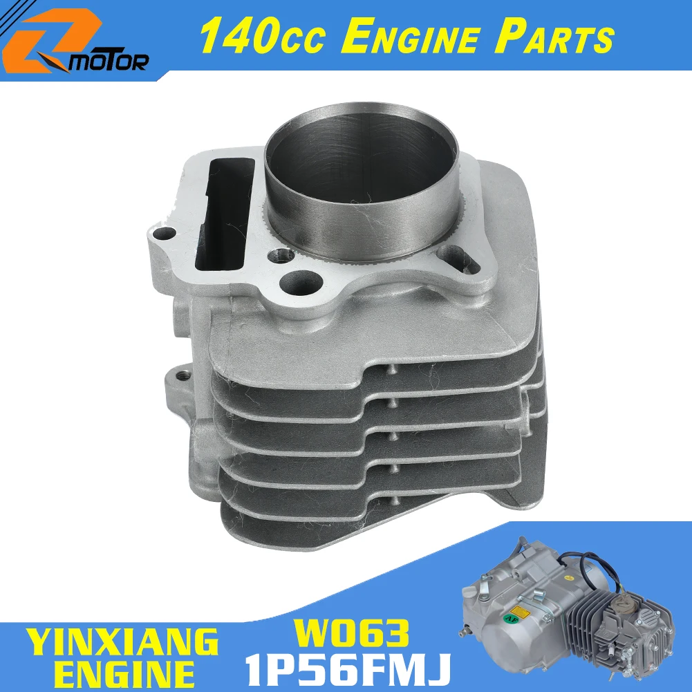 YinXiang YX140 Engine Cylinder with 56mm piston kit cylinder head gasket for Kayo Apollo Bosuer Xmotos 140cc Dirt Pit Bikes