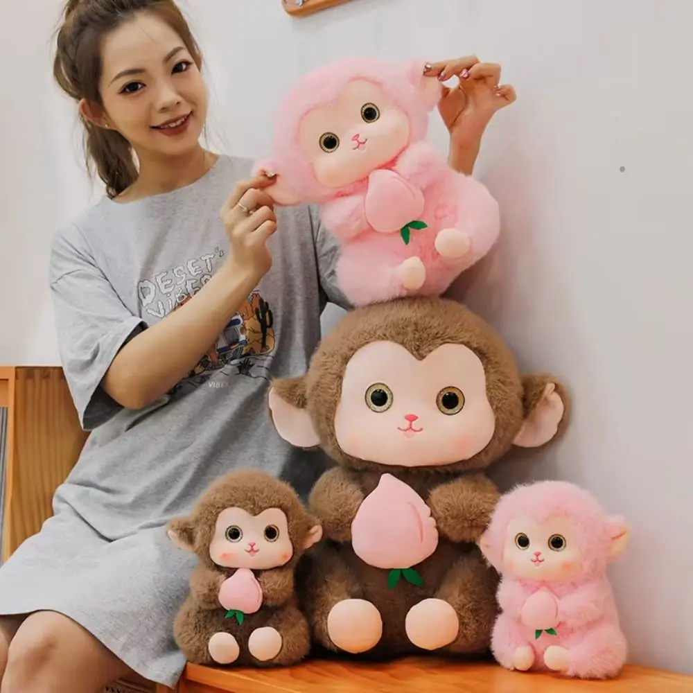 

Super Soft Plush Monkey Toy Cartoon Kawaii Simulation Monkey Doll 20cm Stuffed Pillow Monkey Stuffed Animals Girlfriend