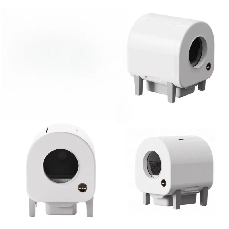 Automatic Cat Litter Box Generation 68L Safety Anti-Pinch Smart Cat Toilet Intelligent Self Cleaning Litter Box for Cats