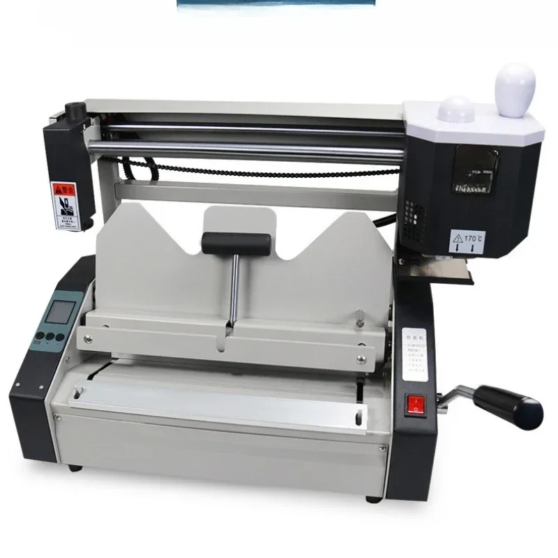Manual Desktop Office Desktop Tender, Document Contract Book Paper Report Glue Binding Machine, Binding Machine Wireless