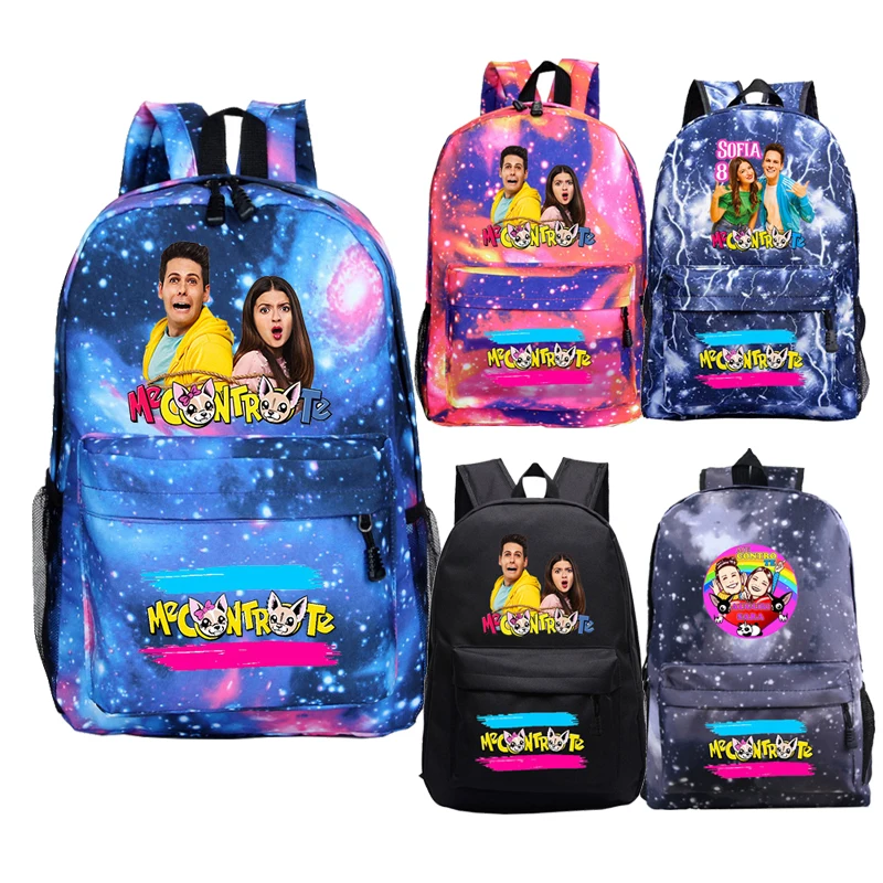 Me Contro Te Backpack Students Boys Girls Shoulder School Knapsack Men Women Rucksack Teens Daily Travel Bags