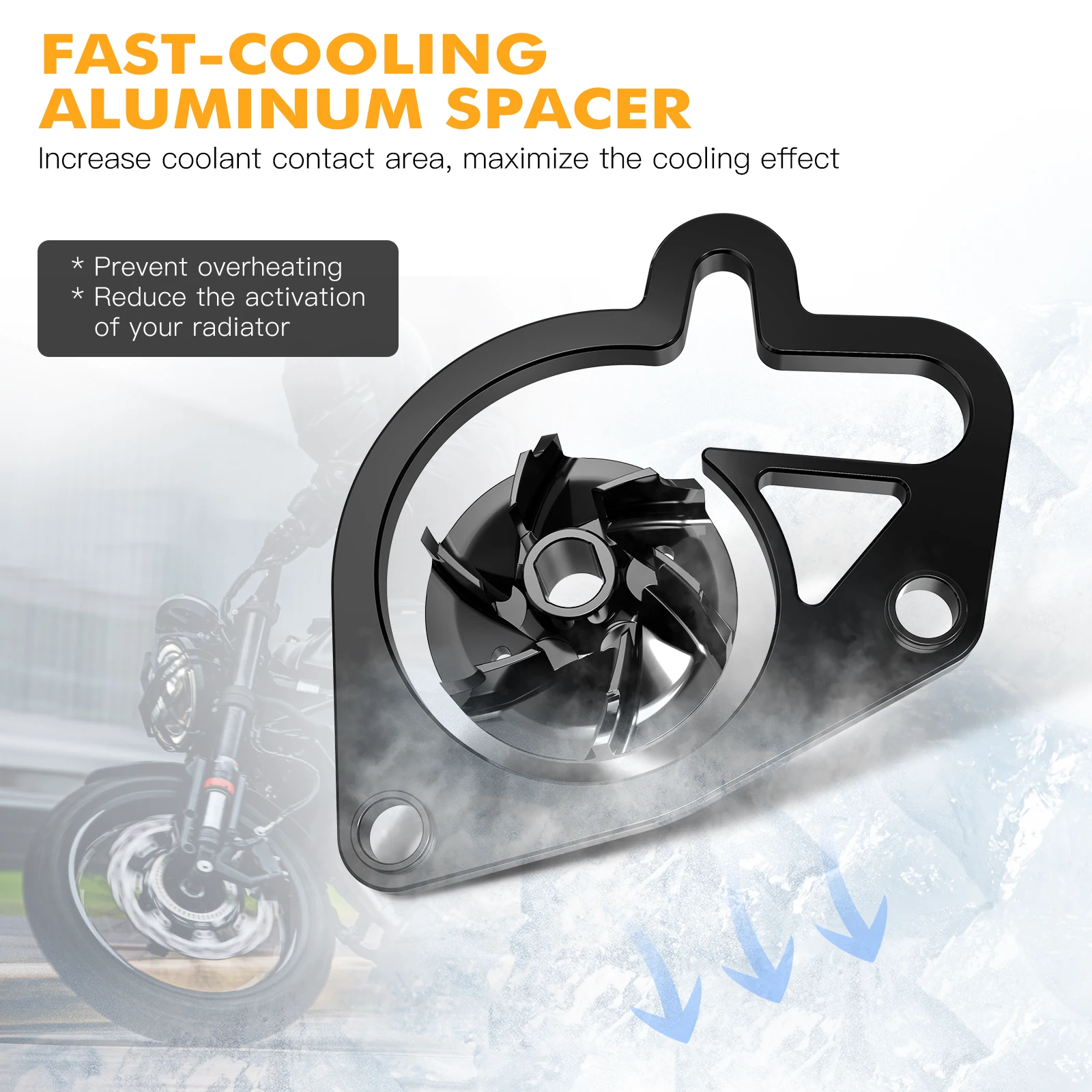 

2024-2025 For KTM EXC 300 EXC 250 XCW 300 For Husqvarna TE 300 250 For GasGas EC 300 Water Pump Cover Water Pump Impeller Cooler