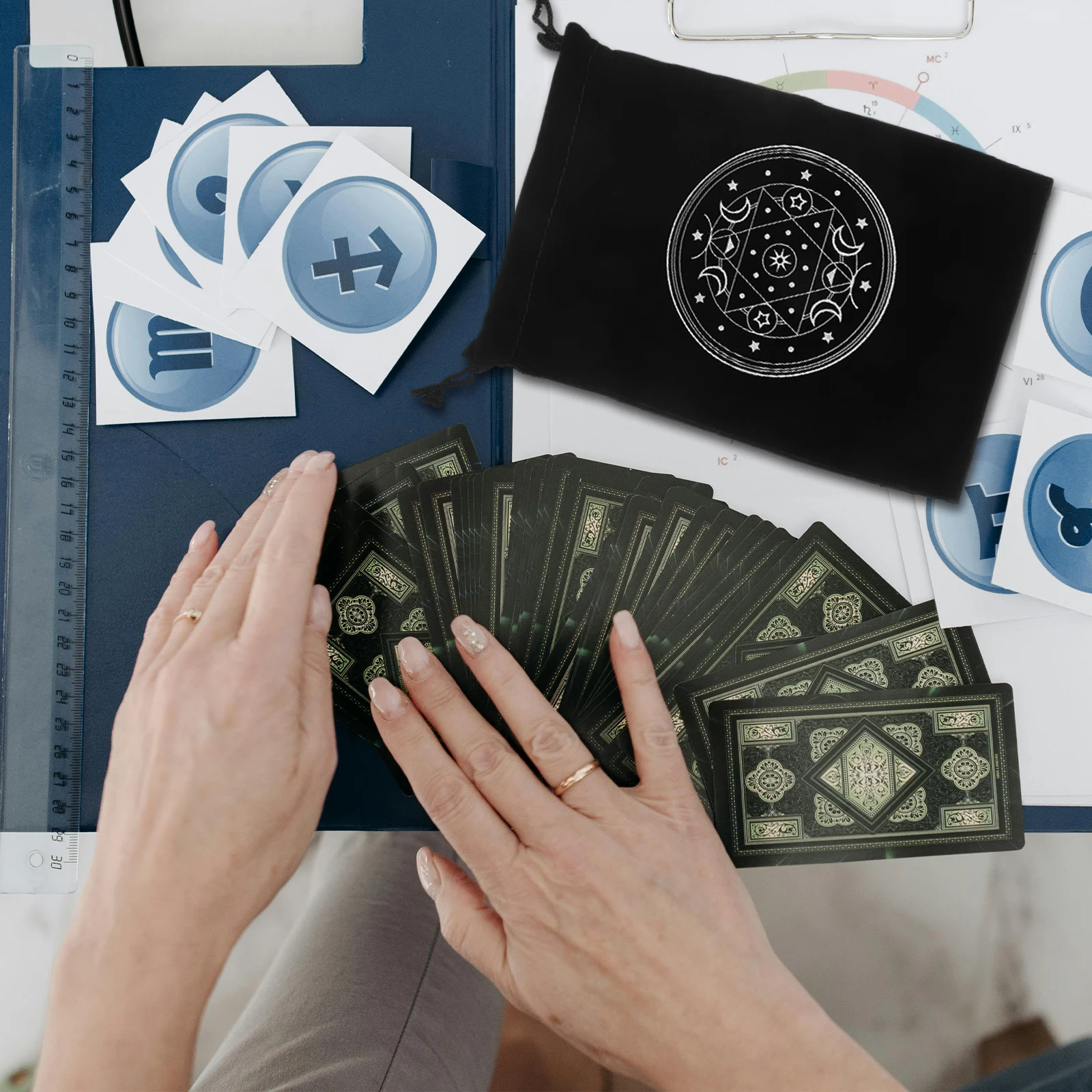 

Тканевая сумка для хранения Таро, дорожные карты, тканевые фланелевые мешочки, большой бархатный шнурок