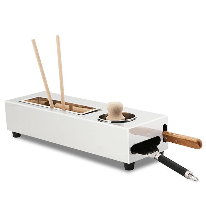 #Pancake Tool Storage Box Pancake Spatula/Brush Holder 201 Stainless Steel Crepe Work Box (Pancake Tools Not Included)