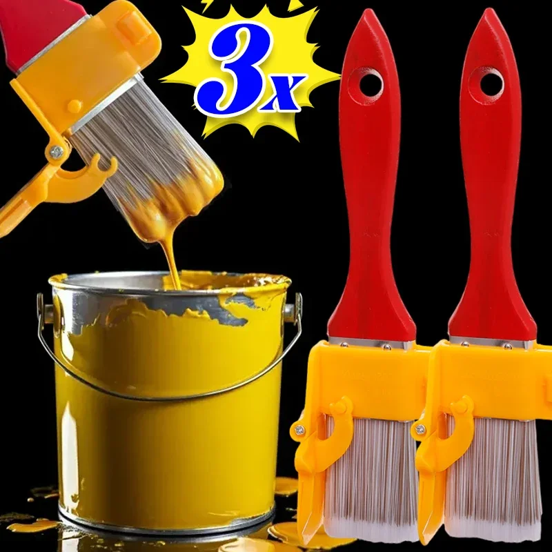 

3/1PCS Painting Wall Brush Corner Interior Concealed Edge Trimming Color Separation Paint Brush Edger Handle Tool Art Supplies