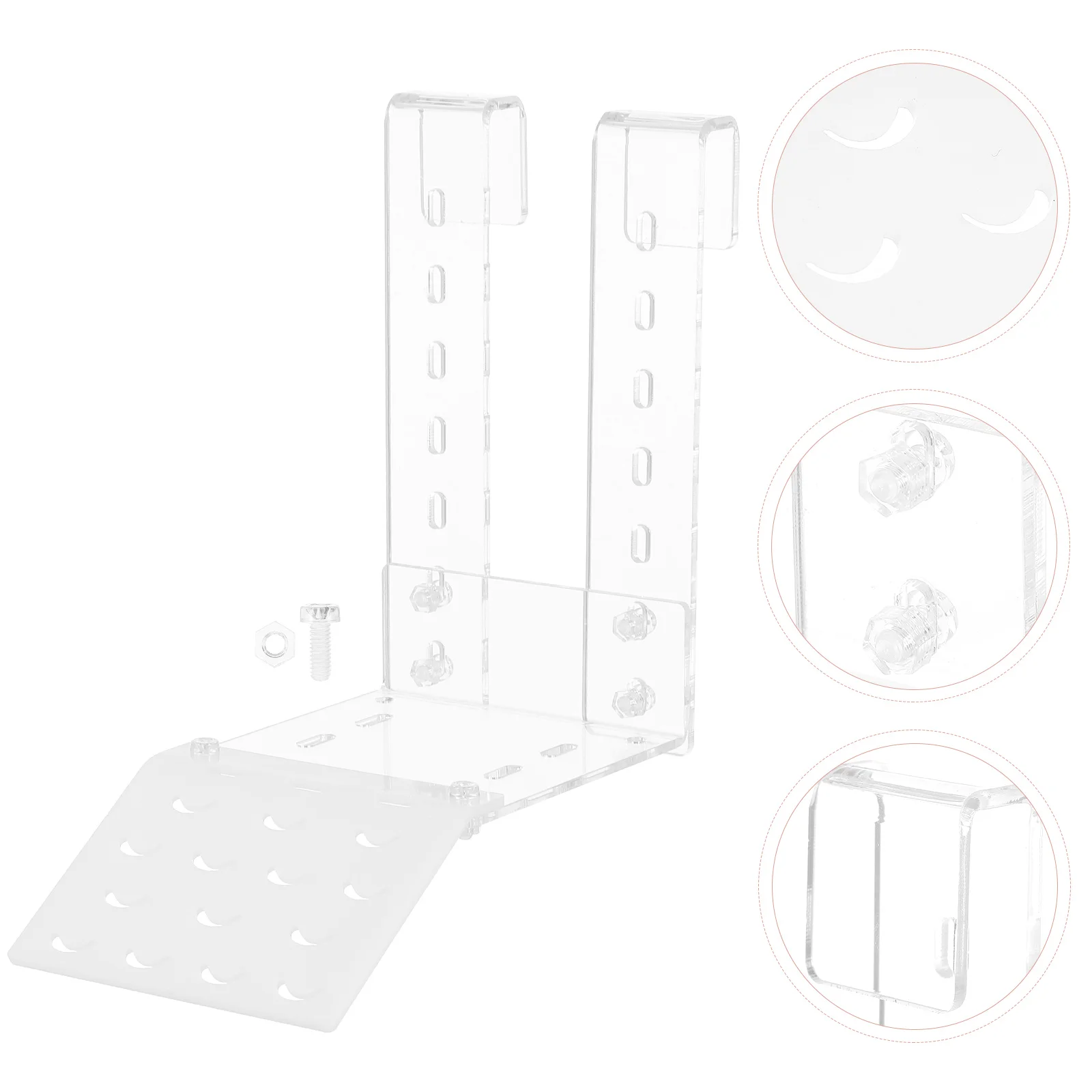 

1 set Turtle Basking Platform Reptile Dock Acrylic Turtle Terrace Multi-Functional Pet Supplies For Water Turtles Frogs Lizards