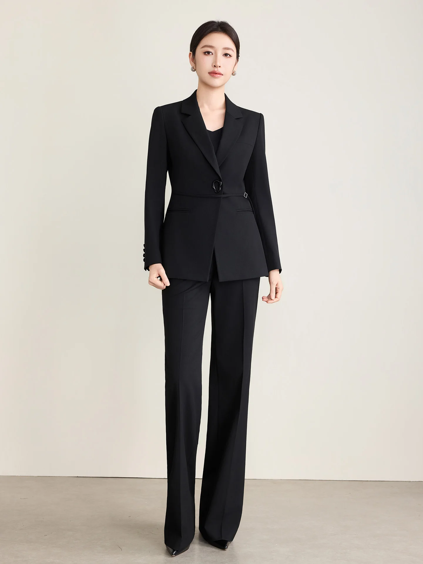 

Костюм для деловых поездок Bla Busin: Женский комплект из двух предметов, весна 2026, новинка, премиум-класс, в западном стиле, модная рабочая одежда