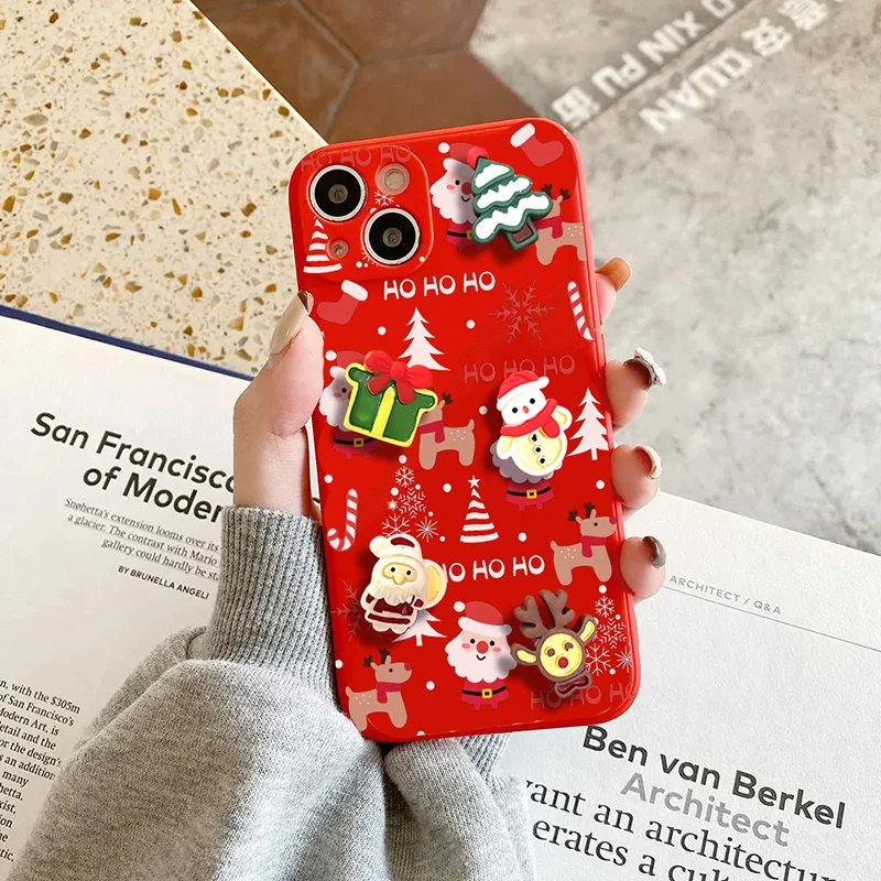 Merry Christmas Santa Claus New Year Case For Redmi Note 13 11 10 12 Pro 5G 8 9 12s 4G 9s 10s 11s Tpu Phone Cover Cases Snowman