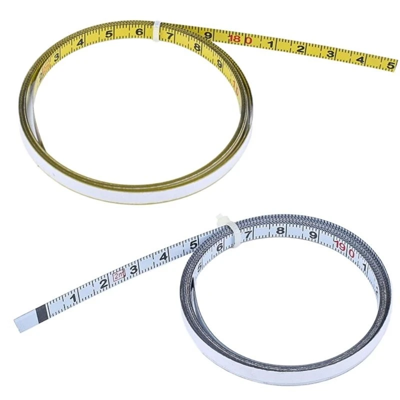 

Carbon Steel Adhesive Measuring Tape Scale Tape Measure Sticky