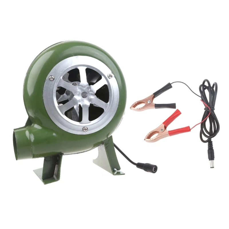 

12V Air Blower Grill BBQ Fan Portable Barbeque Air Blower for Outdoor Barbecue