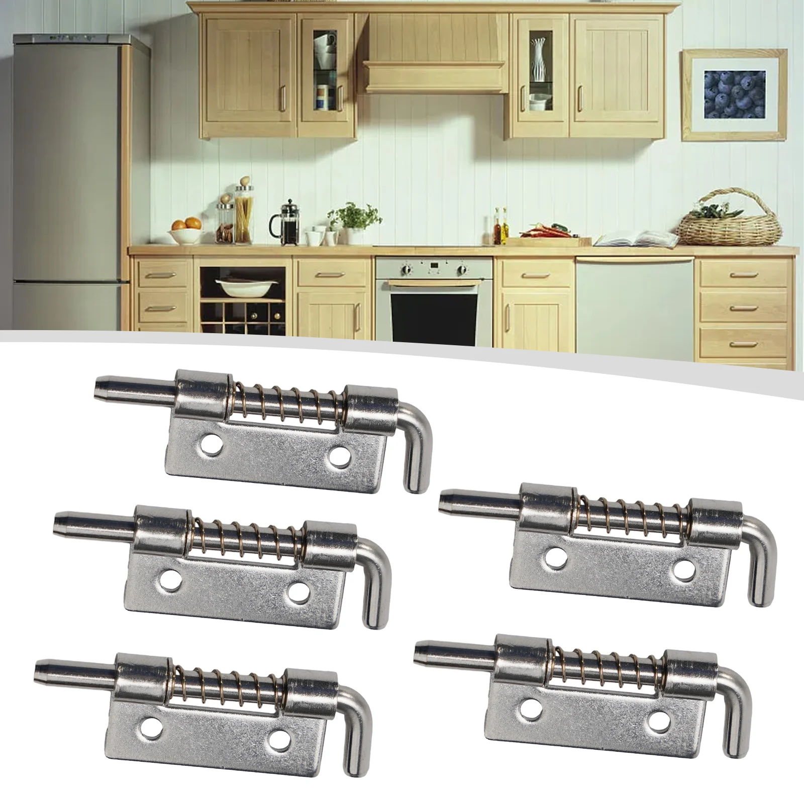 Easy To Operate New Spring Loaded Latch Pin Latch Latches And Cabinets Applications On Bolt Chests Hinges Loaded Security