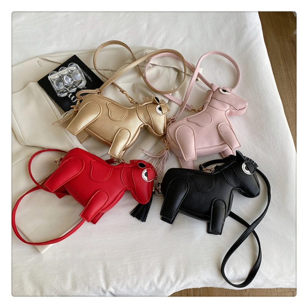 

Personalized Small Bag New Soft Shoulder Bag Girl Cartoon Doll Cute One Shoulder Bag Tassel Fashion Crossbody Bag