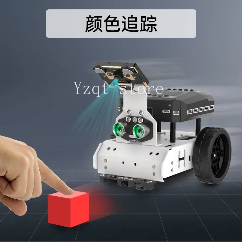 Intelligent car visual recognition AiNova driverless Scratch graphical Python programming robot