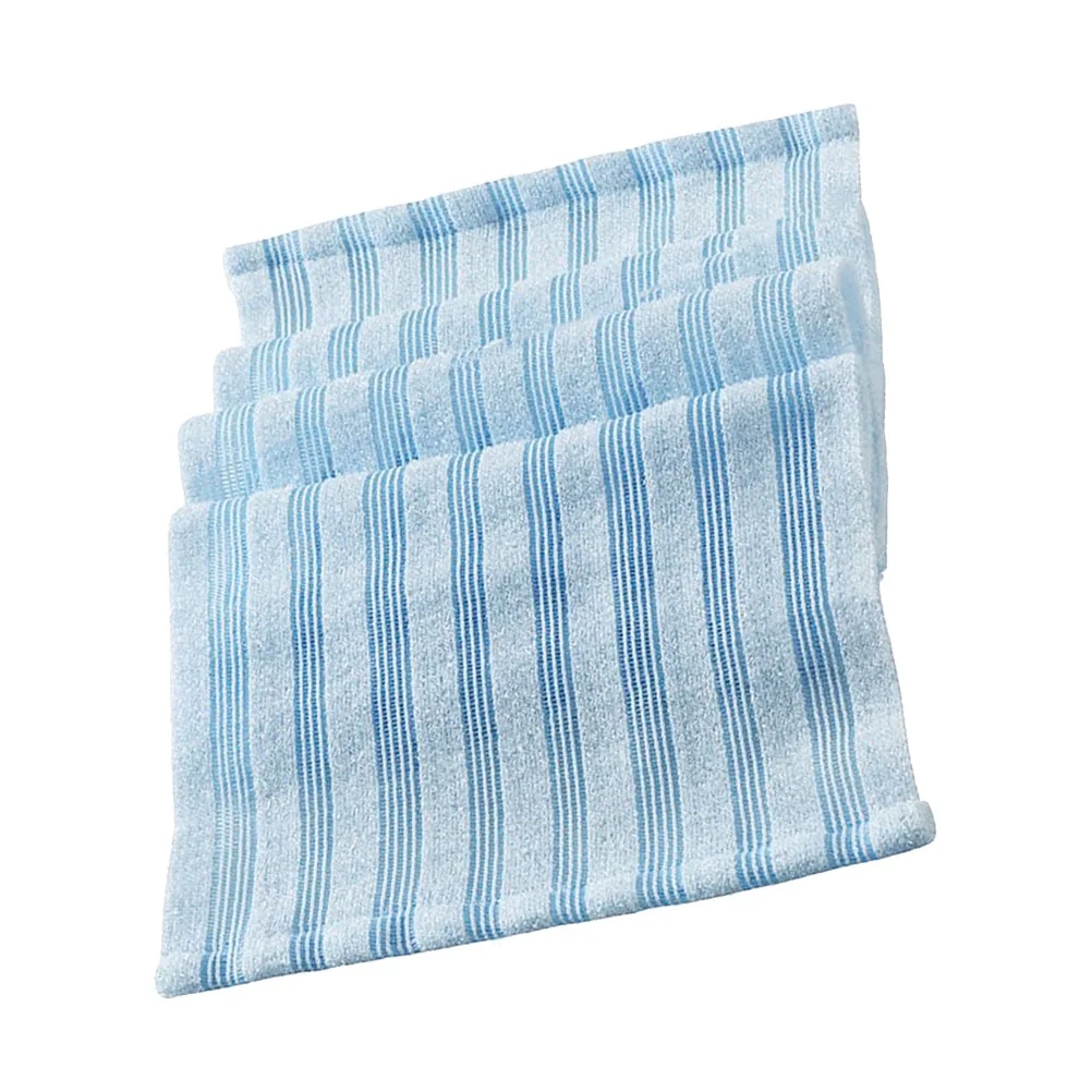 

Bath Towels Jacquard Scrubbing Brush Body Washing Scrubber Blue Long Exfoliating Washcloth Miss