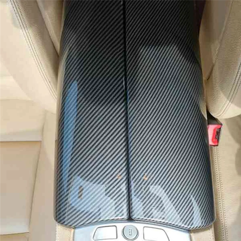 مسند الذراع صندوق لوحة غطاء التحكم المركزي غطاء صندوق مسند الذراع لسيارات BMW 7 سلسلة مسند الذراع غطاء غطاء اللوحة المركزية #2